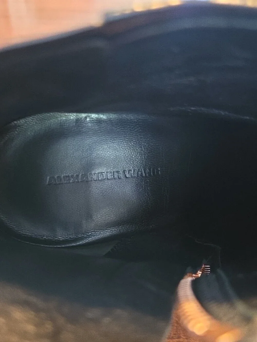 Alexander Wang Black Patent Leather Booties, Size 38